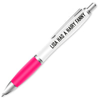 Personalised Hairy Fanny Pen
